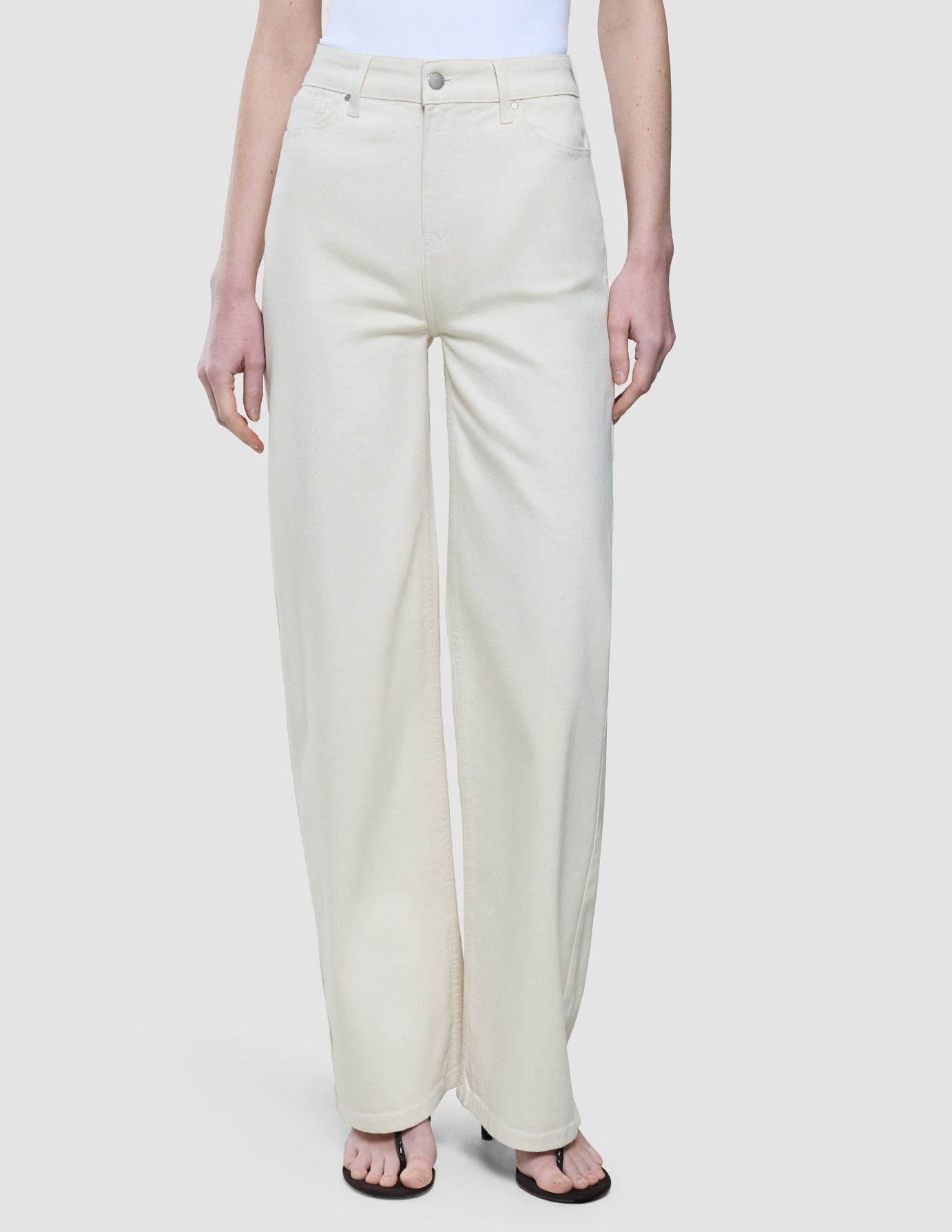 Women's Relaxed Jeans Off White
